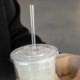 10.25", GIANT CLEAR PAPER WRAPPED COMPOSTABLE CELLULOSIC STRAW, Lifestyle