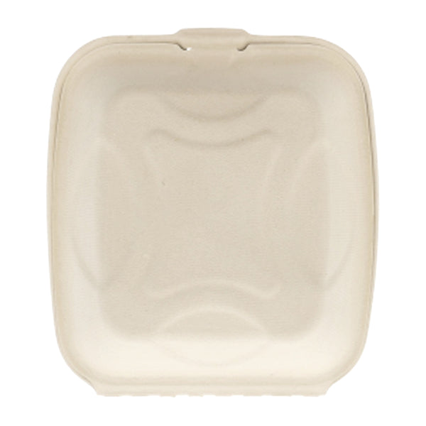 7.875 x 8 x 2.5 Medium Molded Fiber Hinged Lid Containers – PrimeWare by  AmerCareRoyal