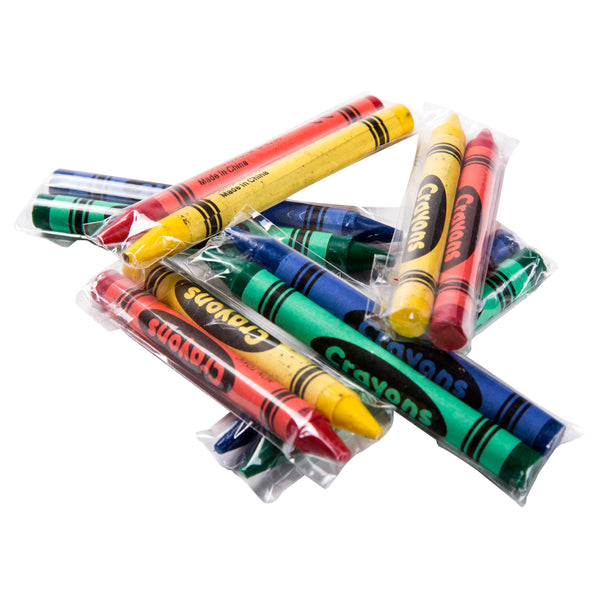Custom 3 Pack Cello Wrapped Crayons - Crayons