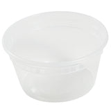 12 Oz Clear Polypropylene Deli Container With Lid Combo, View Of Individual Container