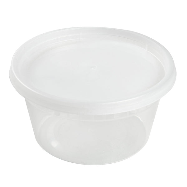 Deli Container, PP, Combo With Lid, 12 Oz, Clear, 240 – AmerCareRoyal