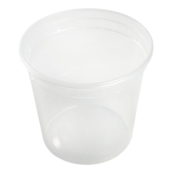 Container, To Go, Combo, PP, 24 Oz, Black, Clear Top, Round, 150 –  AmerCareRoyal
