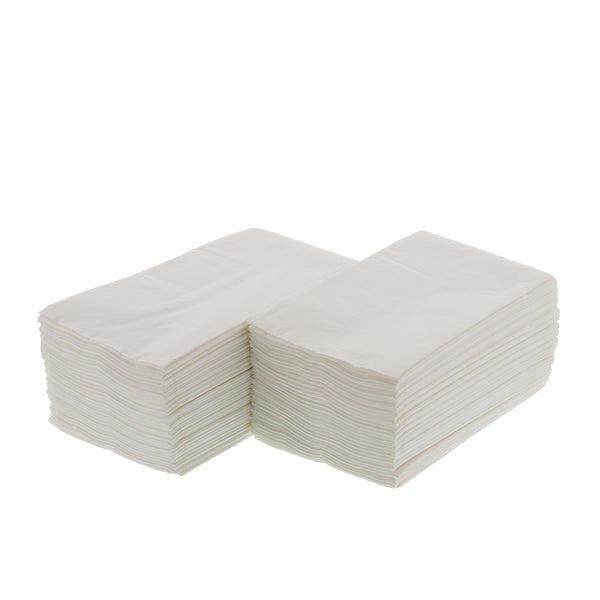 Dinner Napkin, 16 x 16, White, Paper, 2 Ply, (50/Pack) Creative  Converting 27-9000