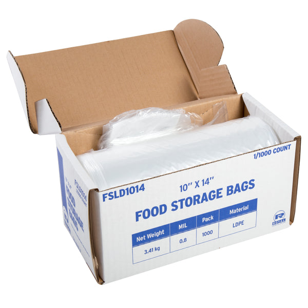 FOOD STORAGE BAG LD 10 X 14, 1/1000 – AmerCareRoyal