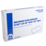 NON-WOVEN FILTER ENVELOPE 13-3/4" X 20-3/4" WITH 1-1/2" HOLE, Closed Case