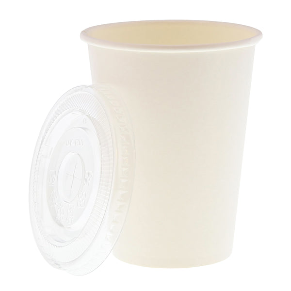 Dopaco 12PCC, 12 Oz Squat Paper Coated Cold Cups, 1200/Cs