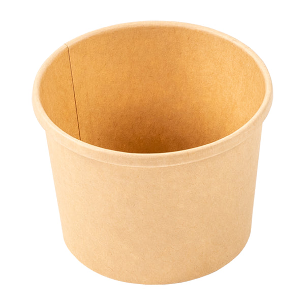 12 oz. Kraft Paper Food Container and Lid Combo, Pack of 250 – CiboWares
