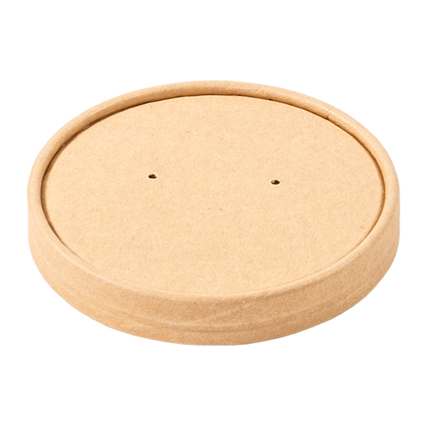 8 OZ KRAFT PAPER FOOD CONTAINER AND LID COMBO, Lid Only