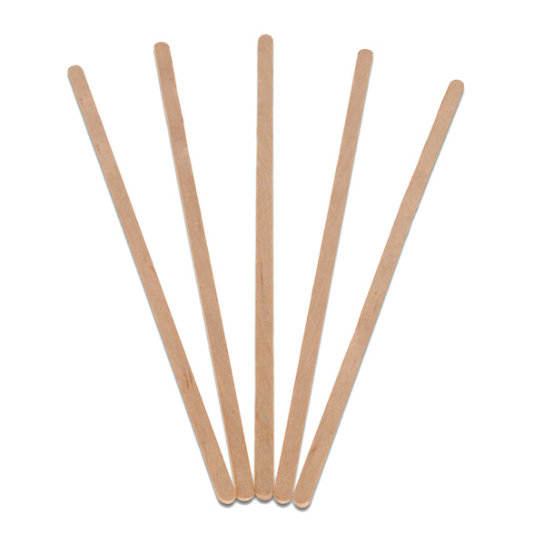 500pc Wooden Coffee Stirrers - Biodegradable 5.5 Wood Coffee Stir Sticks
