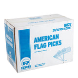 AMERICAN FLAG PICKS, Closed Case of 20,000
