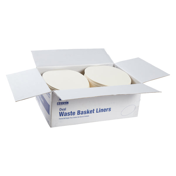Oval Paper Wastebasket Liners