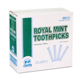 INDIVIDUAL CELLO Wrapped TOOTHPICKS MINT, Closed Case