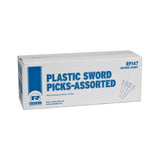 ASSORTED PLASTIC SWORD PICKS, Closed Case