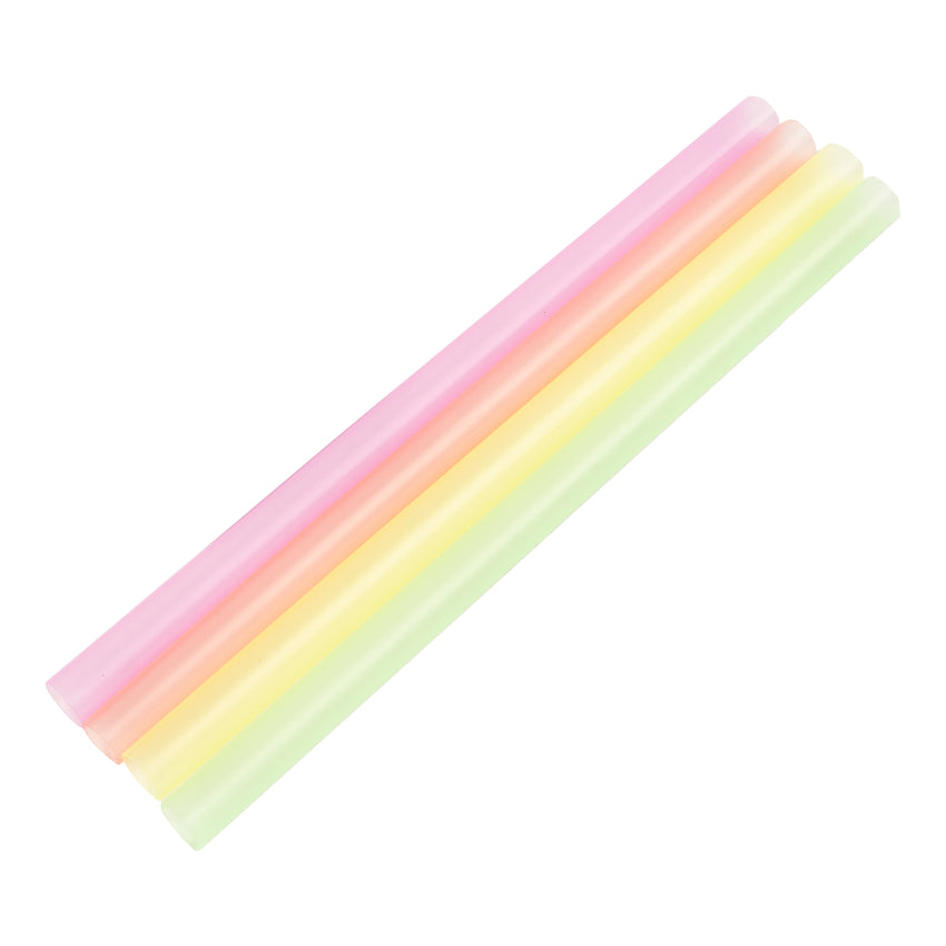 Straw, 8.5", Colossal, Unwrapped, Neon