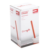 9" Giant Red Straws, Poly Wrapped, Inner Package