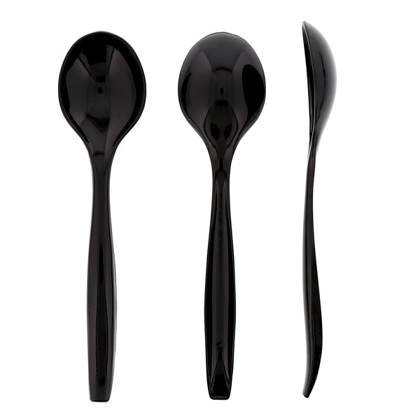SERVING SPOON, X-HVY, 10, PS, BLACK, INDIVIDUALLY WRAPPED, W: 21G