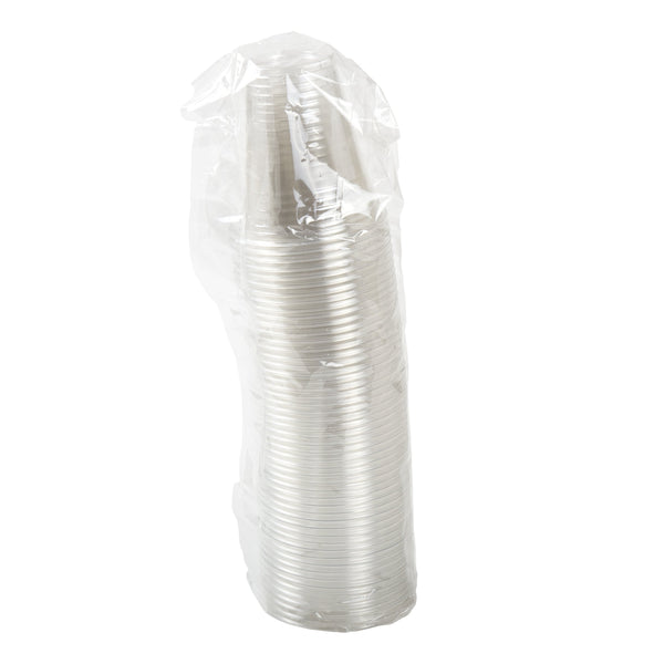 100 Pack 3 oz. Clear Plastic Cups, Small Disposable Bathroom