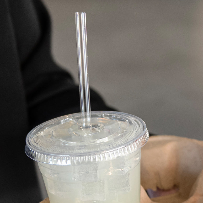 10.25", JUMBO CLEAR PAPER WRAPPED COMPOSTABLE CELLULOSIC STRAW, Lifestyle