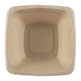 32 oz Square Tan NPFA Bowls, Top View