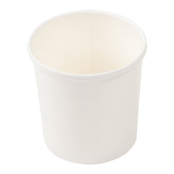 16 OZ WHITE PAPER FOOD CONTAINER, 20/25