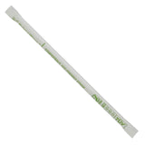 7.75", JUMBO CLEAR PAPER WRAPPED COMPOSTABLE CELLULOSIC STRAW