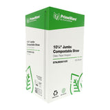 10.25", JUMBO CLEAR PAPER WRAPPED COMPOSTABLE CELLULOSIC STRAW, Inner
