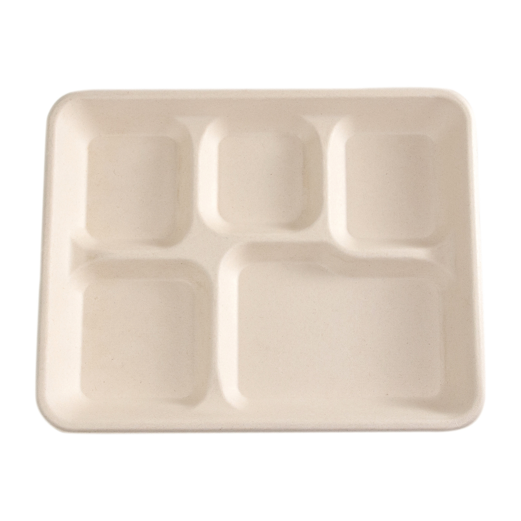 5 Compartment Value Trays, 4/125 – AmerCareRoyal