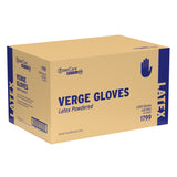 Verge Latex Gloves, Lightly Powdered, Closed Case