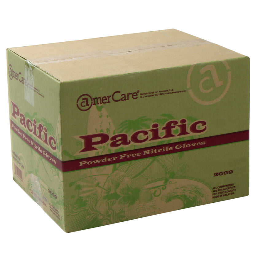 Pacific Nitrile Gloves, Powder Free, Case Closed