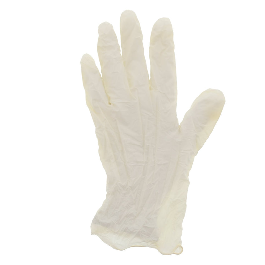Gladiator Synthetic Stretch Vinyl Gloves, Lightly Powdered, Individual Glove