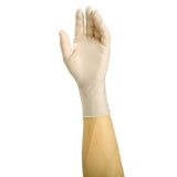 Ultra-Flex Latex Gloves, Exam Grade, Powder Free, Glove On Hand
