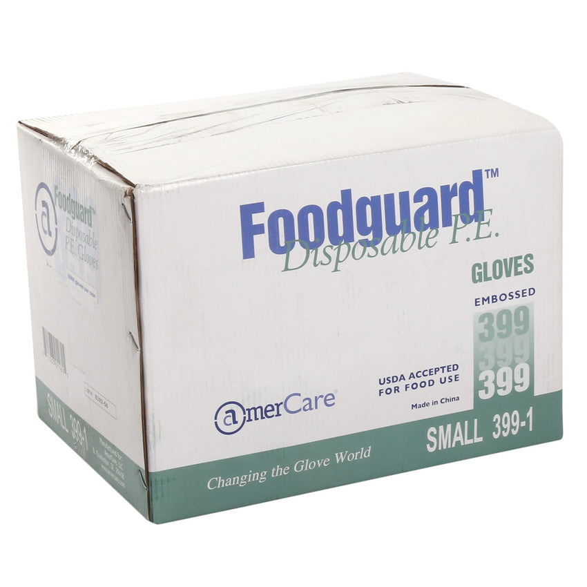 Foodguard Poly Gloves, Powder Free, Closed Case