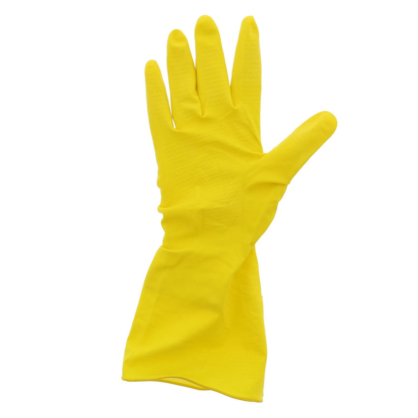 Neptune Yellow Latex Gloves, Flock Lined, Powder Free, Individual Glove