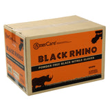 Black Rhino Nitrile Gloves, Powder Free, Case Closed