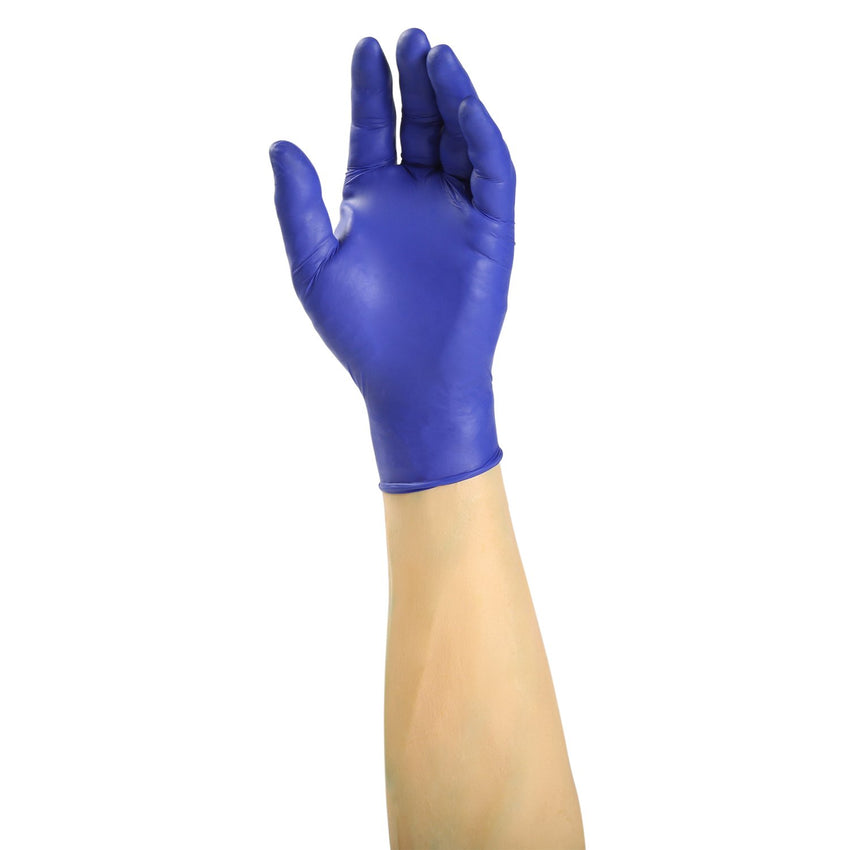 Verge-Med Nitrile Gloves, Exam Grade, Powder Free, Glove On Hand