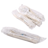6 in 1 Cutlery Kit, White, Heavy Weight Polystyrene, Fork, Spoon, Knife, Salt And Pepper Packets and 13" x 17" Napkin