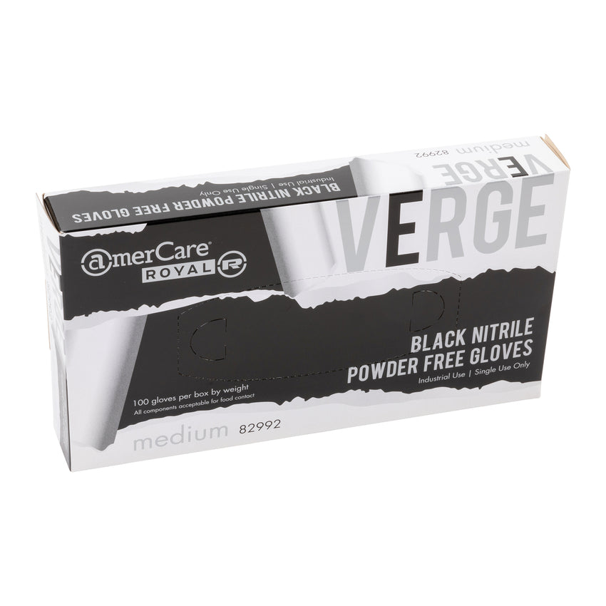 Glove, Nitrile Edge Black Powder-Free, Inner Box