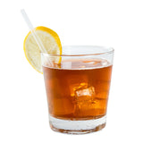 5.75" Jumbo Clear Straw, Unwrapped, Straw in Drink