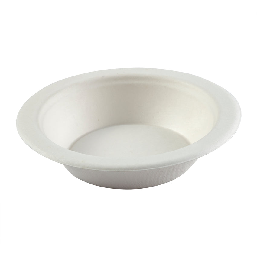 16 oz Round Bowls, Tilted Side View