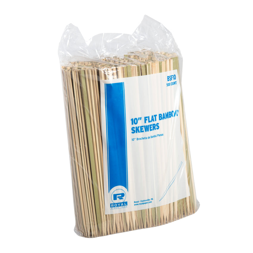 10" Flat Bamboo Skewers, Inner Package
