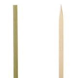 10" Flat Bamboo Skewers, Zoomed In