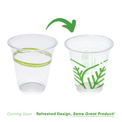 12 oz Compostable Clear PLA Cup