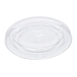 9 oz Compostable Clear CPLA Flat Lid