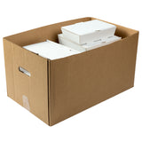 Kraft Corrugated Carry Out Box With Content Inside