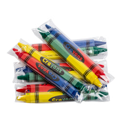 CrayonKing 240 Sets of 3-Packs in Cello (720 Bulk Crayons) Coloring Crayons