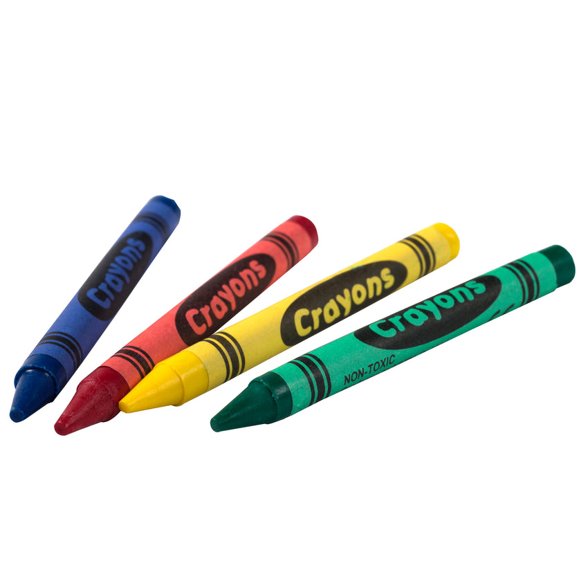 Crayon, Cello 4 Pk, 500 Pk/4 (Rd, Bl, Gr, Yw) – AmerCareRoyal