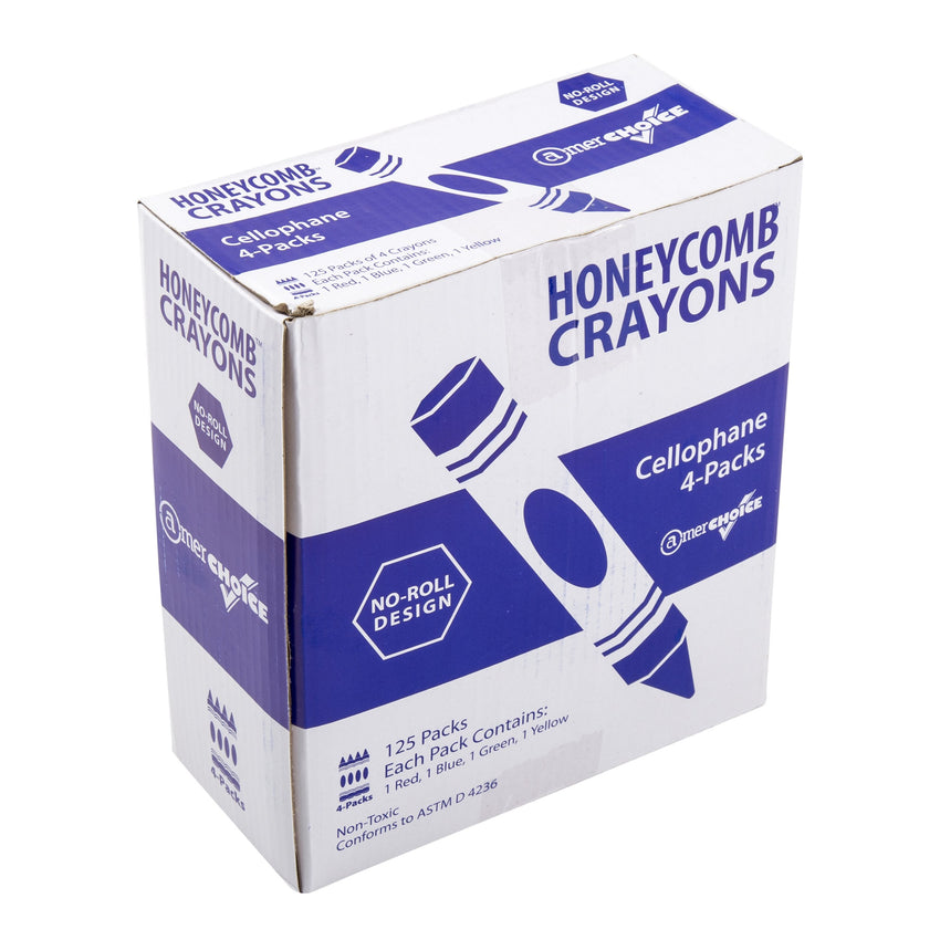 Honeycomb Crayons, Cello Wrapped, 4-Pack, Inner Package