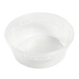 8 Oz Clear Polypropylene Deli Container With Lid Combo, View Of Individual Container