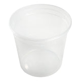 24 Oz Clear Polypropylene Deli Container With Lid Combo, View Of Individual Container