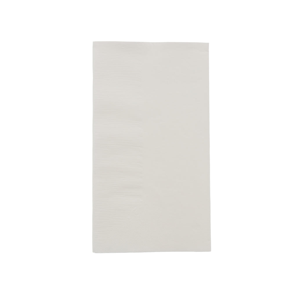 3000 Pack) 1/8 Fold 15 x 17 White 2-Ply Paper Dinner Napkins Bulk  Restaurant